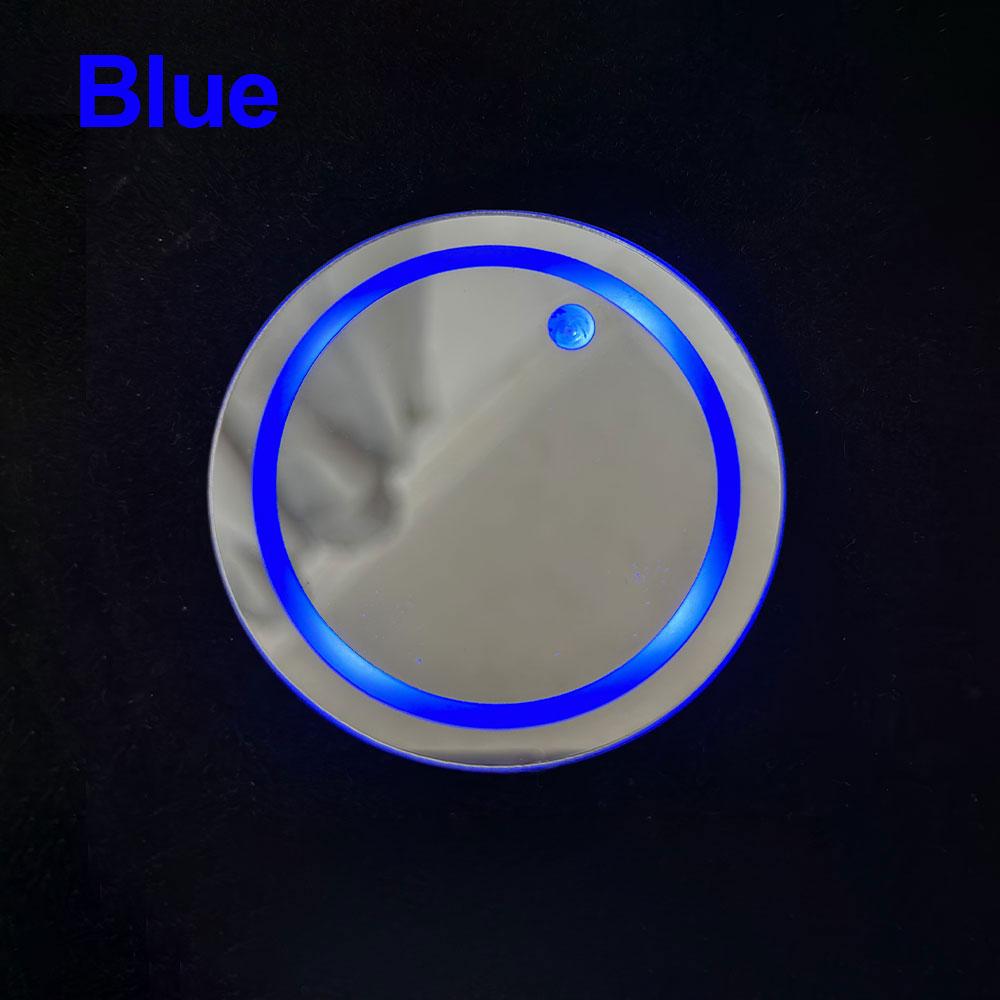 7 Colors Car Coasters Car Cup Holder Gradual Breathing Neon Lamp LED Light Mats Bottle Light Sensor Atmosphere Car Accessories Cup Holders 5