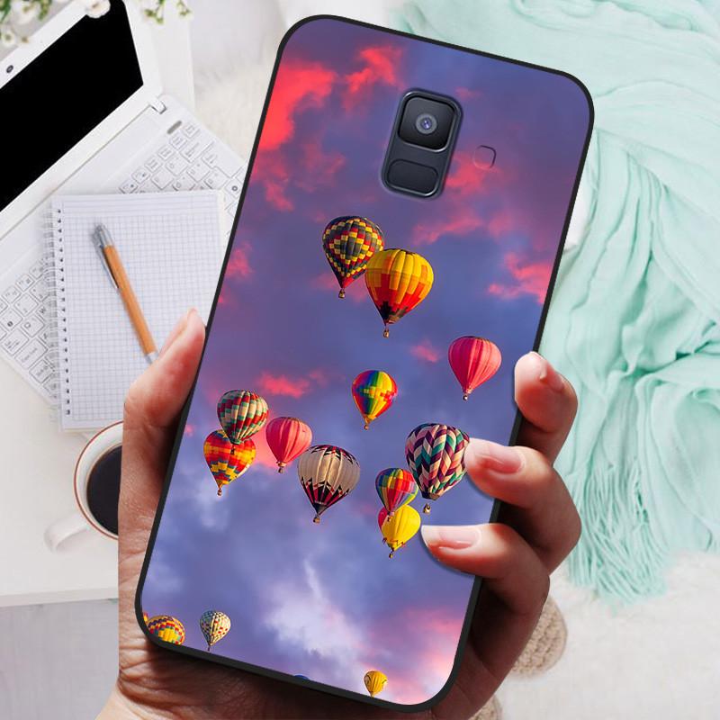 Für Samsung Galaxy A8 Plus 2018 Hülle Schwarze Abdeckung Löwe Wolf Silikon Weiche Rückseite Hüllen Für Samsung A8 2018 A530 A530F Handyhülle