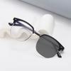 3PCS Unisex Square Plain Glasses Gentle Black Anti Blue Light Frame Eyeglasses for Men Women