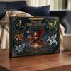 Surprise Toys for Kids Santa Claus' Flying Dragon Journey Advent Calendar, 24 Day Countdown Box, Creative Gifts Friends 2D Flat Christmas Ornaments,