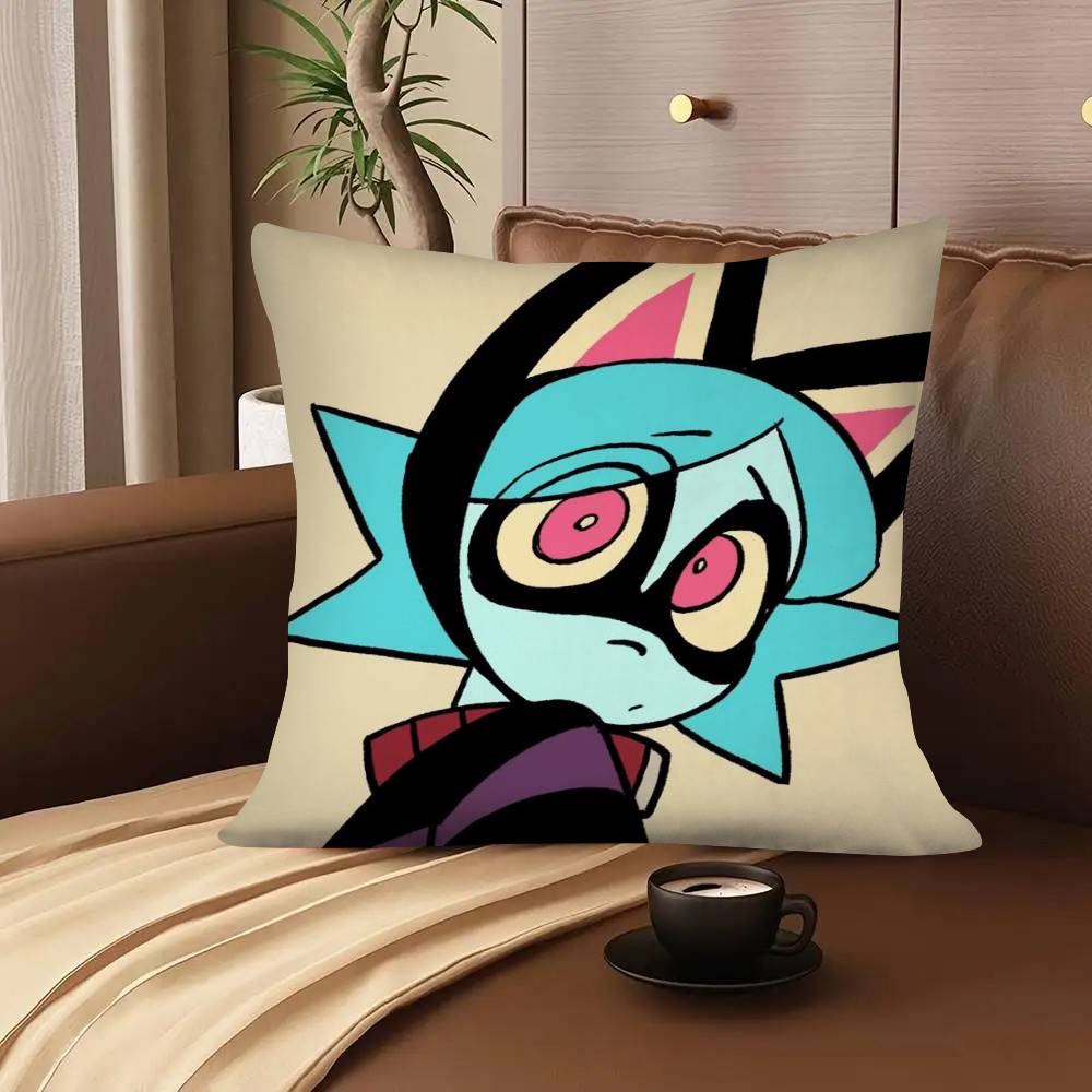 1Pc Psychocuties Pillow Case Fashion Square Pillowcase Bedroom Sofa Room Ins Decoration Leisure