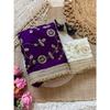 Premium Soft Fendy Satin Silk Saree with Embroidery & Cutwork Border