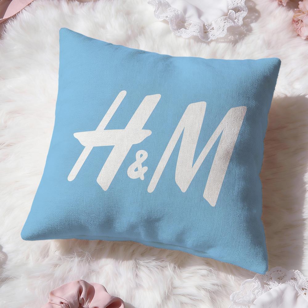 Brand H-H&MS Cushion Cover Premium Comfort Reversible Pillow Cove -Two in One Design for Any Room & Car Interior