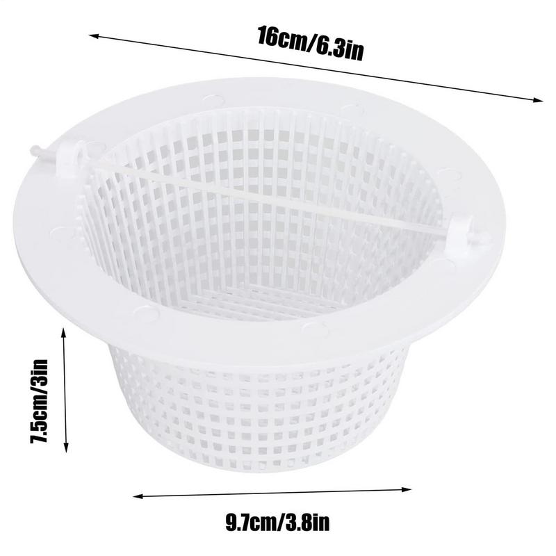 Skimmerkorb für Swimmingpools für Aufstellpools Wasserpflege Ersatzwerkzeug Schmutzentfernung Mit Griff SP1091WM