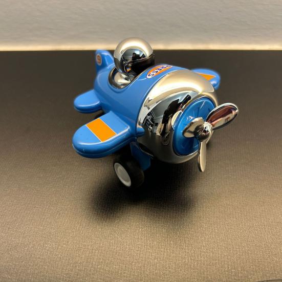 Mini Alloy Cartoon Airplane Toy Press Go Propeller Aircraft Toy Toddlers Boys Girls Educational Pull-back Plane Toy Party Favors