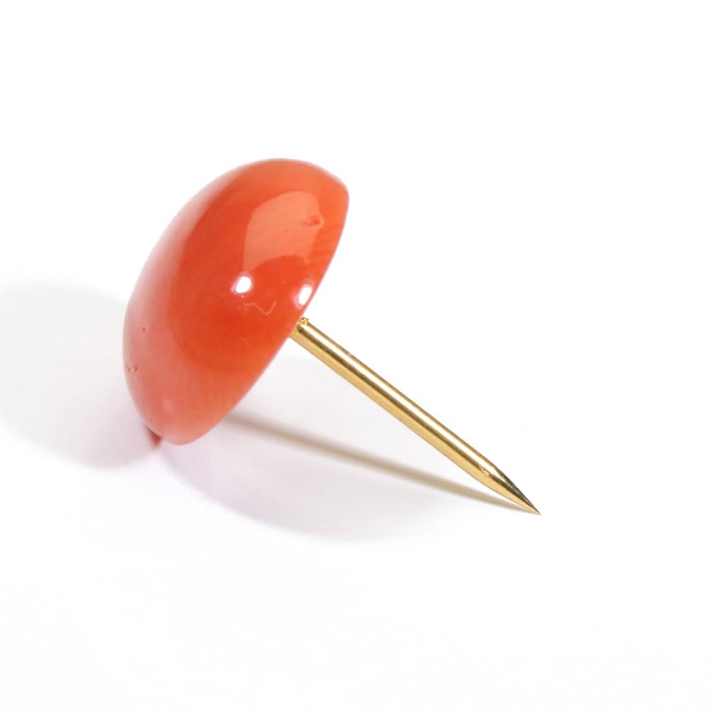 Mediterranean Coral Tie Tack Undyed Men's