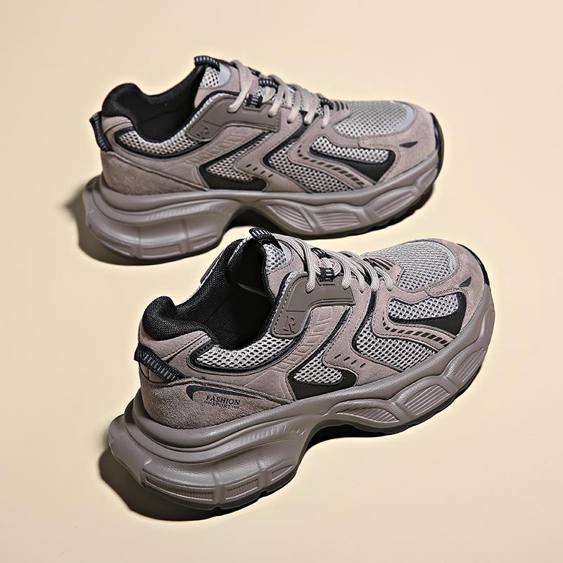 2024 Spring and Autumn New Fashion ins Tide Daddy Shoes Women's Two Cotton Lightweight Running Shoes Casual Sneakers Women's