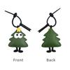 3Pcs Creative Christmas Tree Keychain Lovely Cute Bag Pendant Car Keyring  Cute Bag Accessories