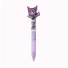 36Pcs HelloKitty Sanrio Cartoon Happy Family Acrylic Patch Press ST Head Quick Dry Neutral Pen Girl High Appearance Signing Pen 0.5mm Black, My Melody