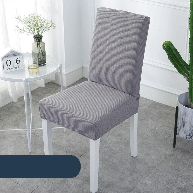 Weicher Polarfleece Stuhlbezug mit elastischem Spandex für Esszimmer Küche Stretch