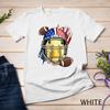 American Football Player Duck US Patriotic Animal Duck Lover Unisex T-shirt