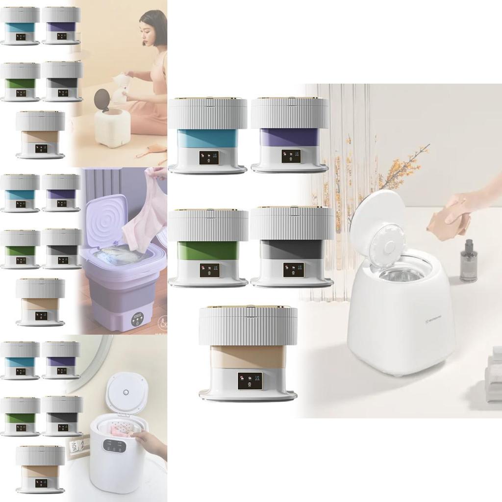 Home Cleaning Portable Washing Machine With Rotatable Function For Dorms And Baby Use
