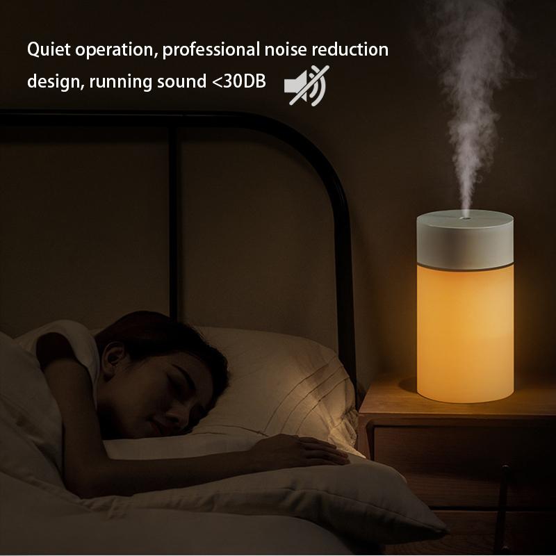 Usb Ultrasonic Air Humidifier 260ml Led Lamp Mini Essential Oil Diffuser Car Purifier Aroma Anion Mist Maker With Romantic Light
