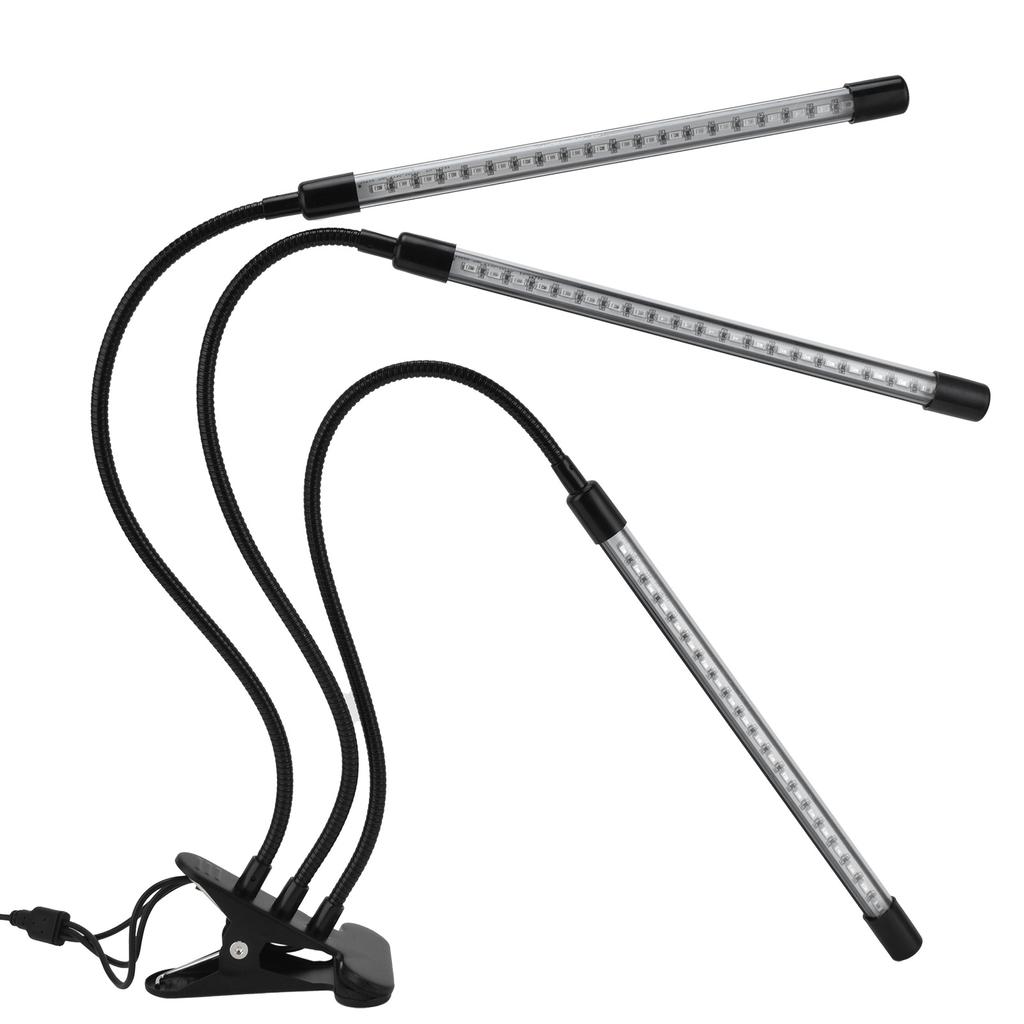 Indoor Plants Grow Light 5V USB Powered Adjustable Gooseneck Timing Garden Growth Lamp