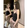 Beauty Back Black Sexy Pure Desire Seaside Slim-Fit Camisole