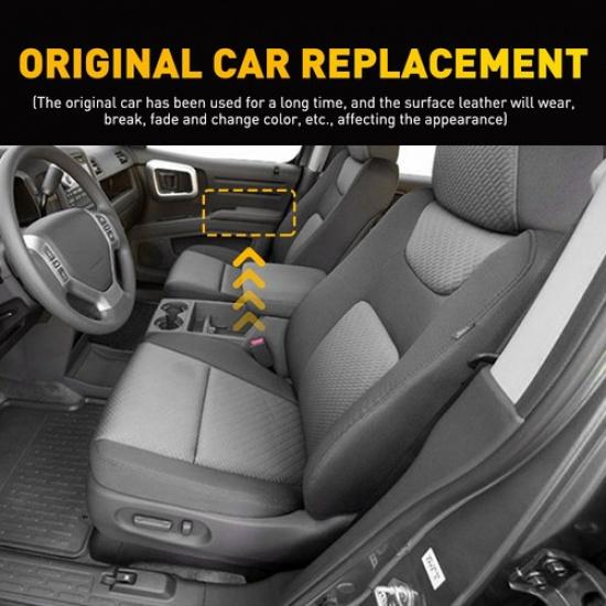 Door Panel Armrest Leather Cover for Honda Ridgeline 2006 07 08 09-2014 Gray EXV