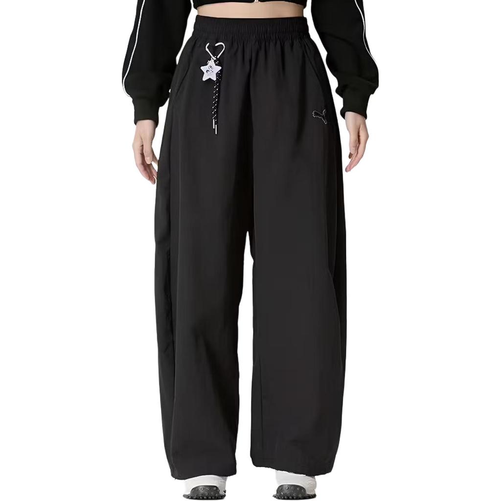 Puma X The Powerpuff Girls Sun Protection Windproof Water-Resistant Loose Fit Casual Pants Women Pants 637475-01