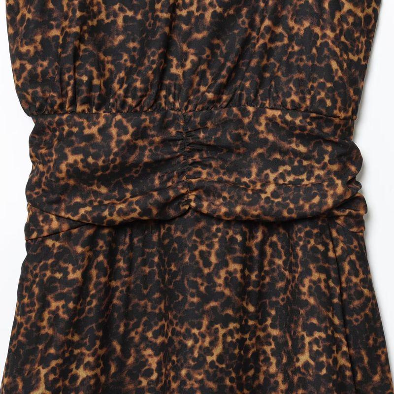Araltay New Arrival Fashion Style Women's Clothing Fashion All-Match Animal Pattern Print Midi Skirt Dress 8790139