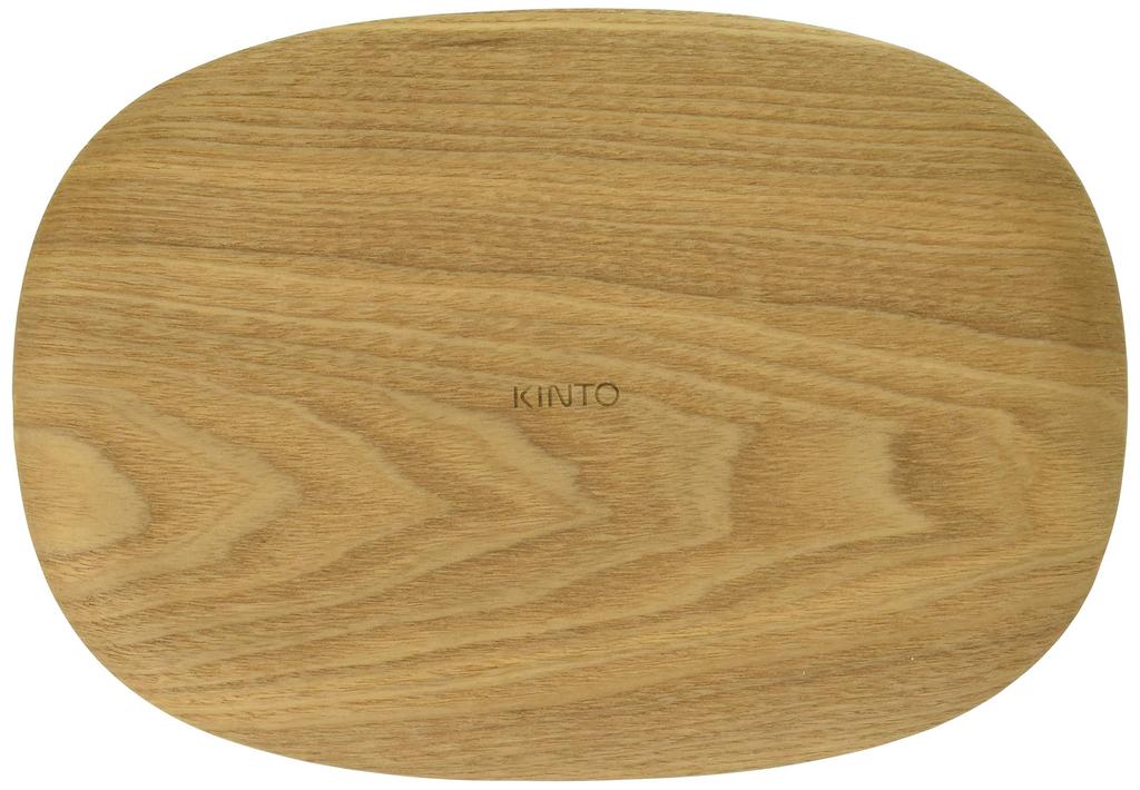 KINTO UNITEA Tray 265 x 215 mm Willow Wood 21731 Non-Slip