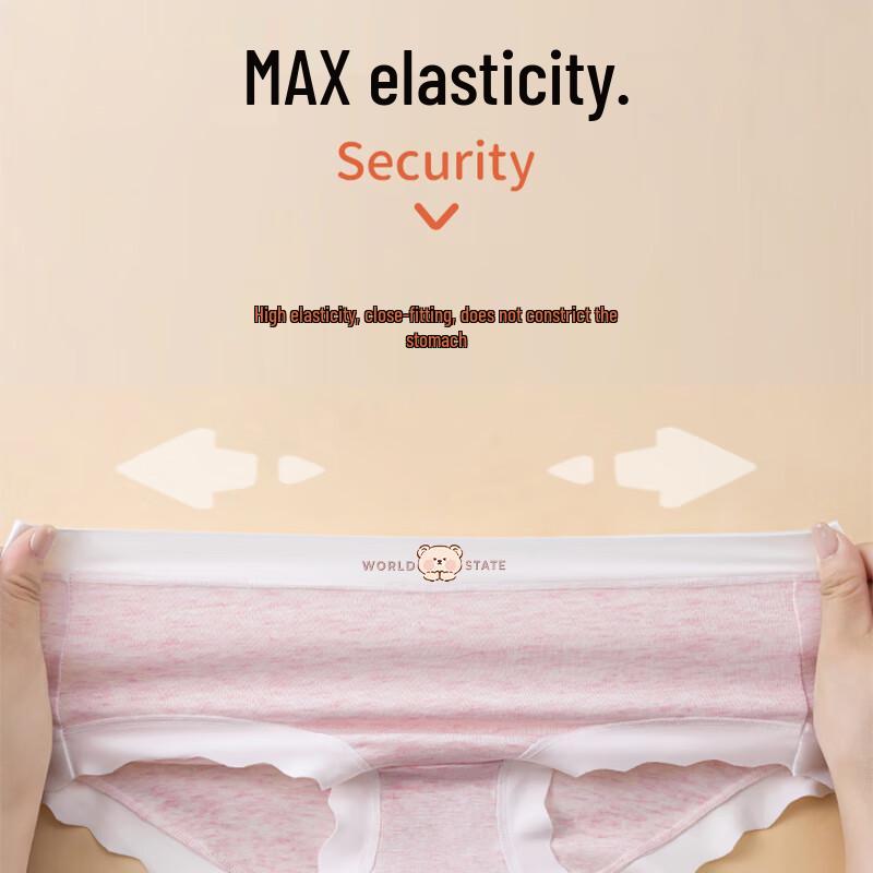 MaoRen Girls' Class A Cartoon Cotton Briefs