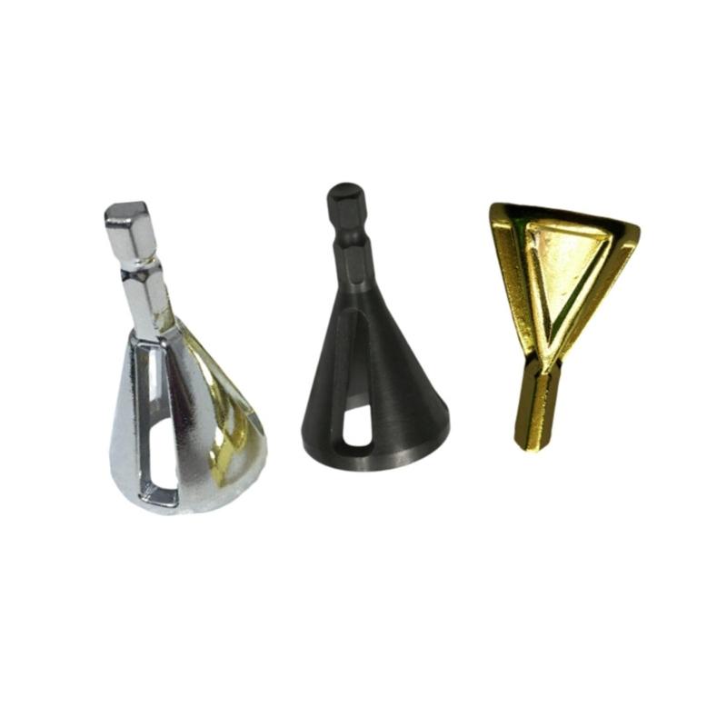 High Speed Steel Hexadecimal Shank Deburring External Chamfer Tool Achieve Clean and Polished Results for DIY Project