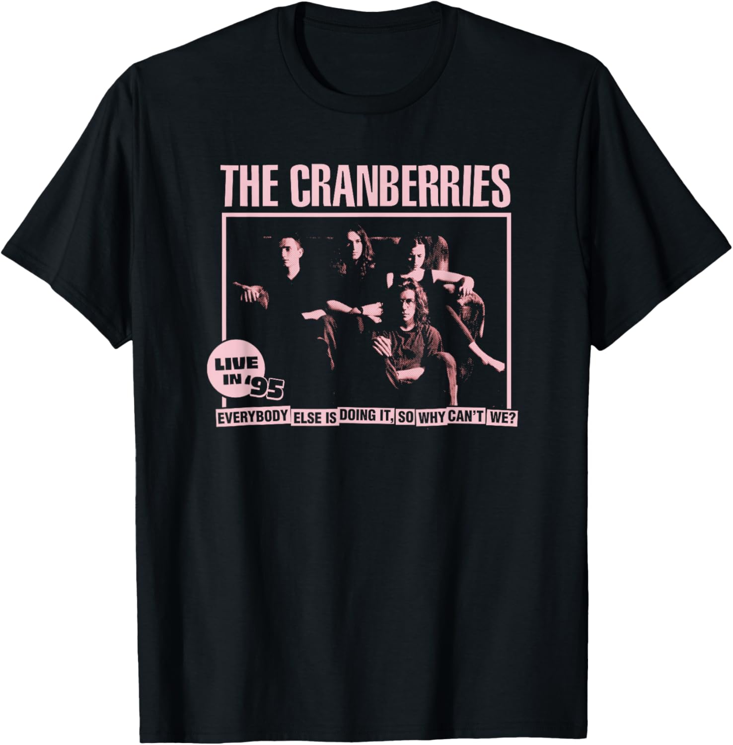 The Cranberries Live in 95 Concert Tour Vintage Band Unisex T-Shirt XL