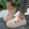 Fashion 2025 Brand Shoes Female Closed Toe Women's Slippers Fashion Front Lace-up Outdoor Casual Best Seller New Sweet Platform Slippers