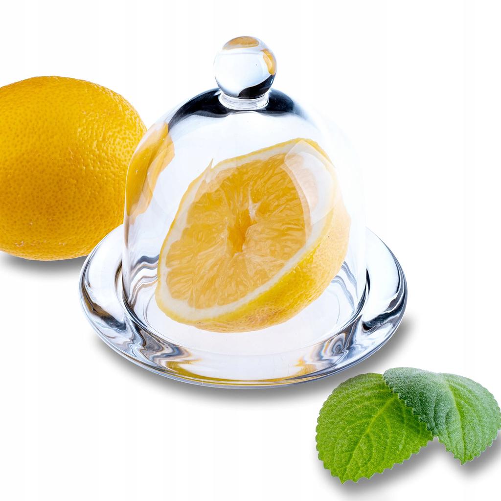 KADAX Glass Container for Lemon with Lid and Cloche for Lemon Organizer