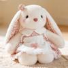 Cute Dorothy Rabbit Plush Toy Floral Clothing Cartoon White Rabbit Doll Children's Doll