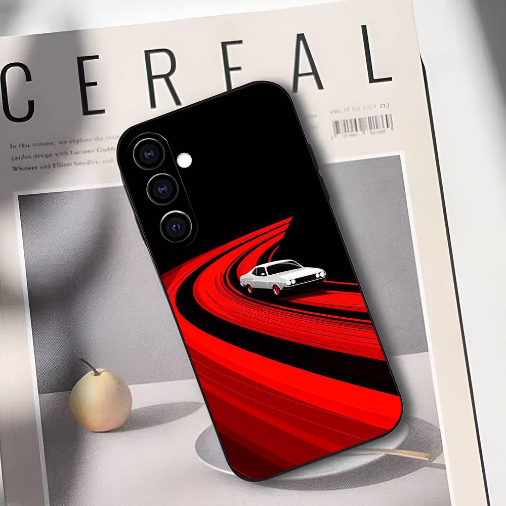 Cool C-Car Phone Case Silicone Soft For Samsung Galaxy A73,A72,A71,A70,A53,A52,A51 Samsung a31
