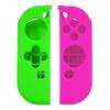 Answer Silicone Protect Plus for Switch with Stick with Both Organic EL Model and Regular (Green & Pink) Joy-Con [Improved grip/Smooth feel/Comes