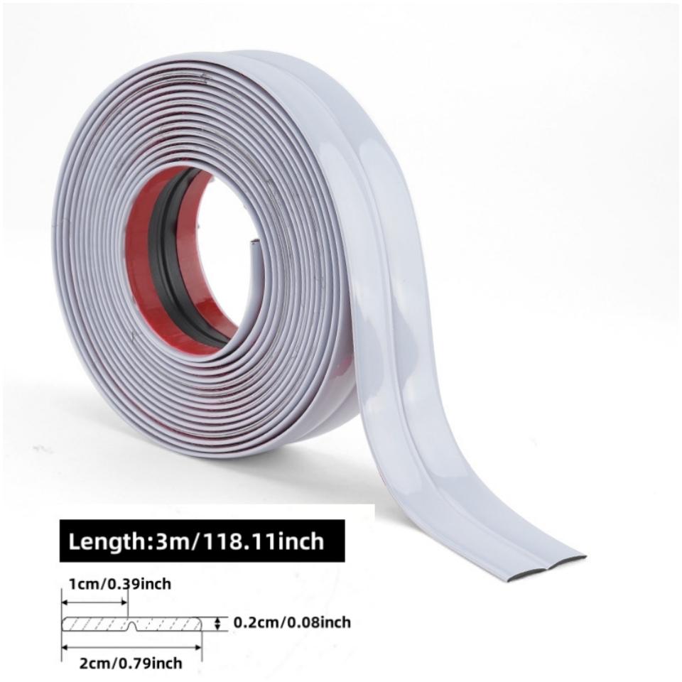 

1PC 3M Multi Roll Self Adhesive Wall Tape Protector Trim Wall Corner Guard Edge Stick Molding Trim Windows Tables Countertop Large белый