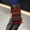 Case for iPhone 7 8 17Air 13 12 11 17 Pro Max XS Max XR 15 16 14 Plus Black Soft Phone Cover Retro Ethnic Totem Pattern