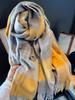 100% Wool Plaid Scarf for Women - Luxury Gift Shawl, Pure Wool Neck Scarf