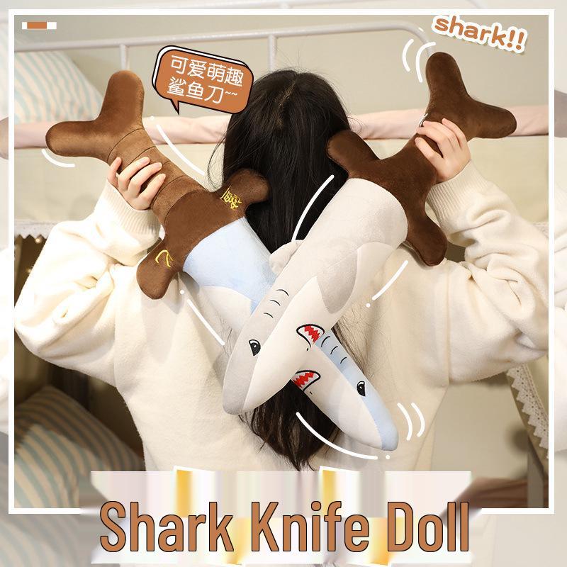 Funny Shark Plush Doll - Cute Stuffed Toy for Girls, Perfect Shark Gift for Birthdays