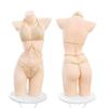 Sex underwear, sexy pure desire, naked buttocks, heart hanging chain, lace three-point bra, underwear set.