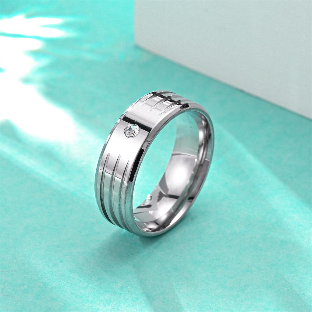 Fashionable Men's Rings, Popular Couples Gentlemen's Light Luxury Rings