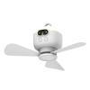 2025 New USB Rechargeable Large Wind Ceiling Fan Removable Blades Night Lamp Lighting 8000mAh Capacity Household Outdoor Fan