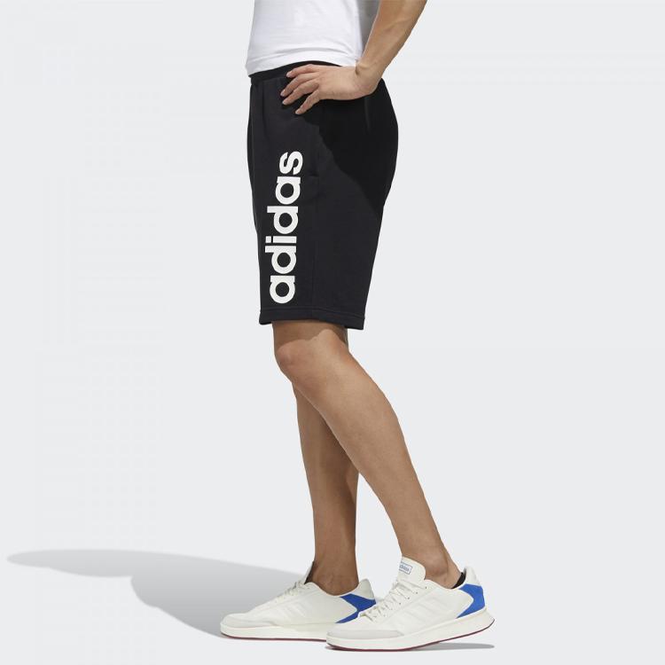 Adidas Neo Essential Logo Shorts Men Shorts Black FP7423