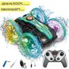Amphibious 4WD RC Car: 2.4G Remote Control, Double-Sided Tumbling, Climbing Stunt Toy