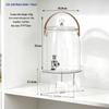 Large Capacity Beverage Dispenser with Faucet for Tea, Juice, or Soda - New Spring Product.