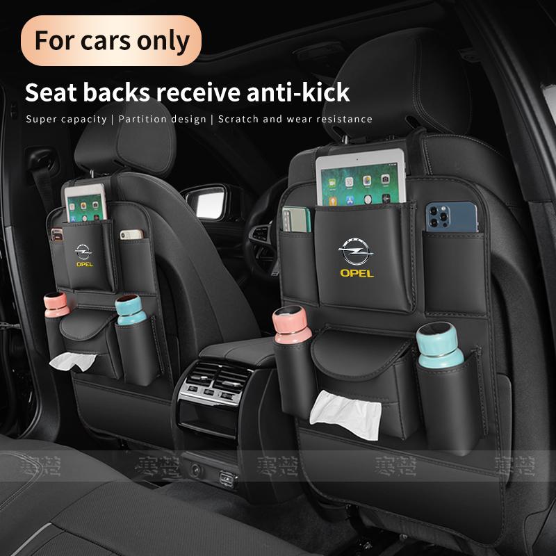 For Opel OPCline ASTRA CORSA INSIGNIA MOKKA VECTRA ZAFIRA GTC Tigra Car Seat Organizer Seat Back Storage Bag Pad Accessories
