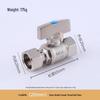 DN15 Copper Ball Valve for Hot/Cold Water (1/2" Double Female Thread)