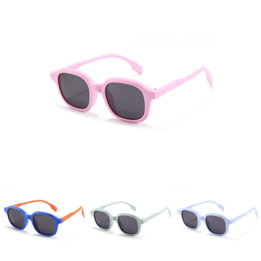 Children Trendy Oval Design Polarized Sunglasses Summer Outdoor Protection Uv