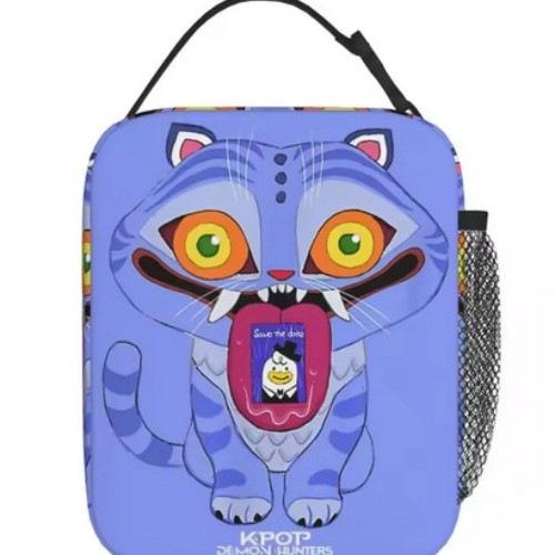 Temporada Escolar Animación de Dibujos Animados Bolsa de Almuerzo Niños Estampado Completo Bolsa Térmica Digital 3D Bolsa Portátil para Picnic al Aire Libre