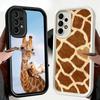 Phone Case for Samsung Galaxy A17 A16 A15 A14 A13 Giraffe Animal Pattern A56 A36 A26 A55 A35 A25 A54 A34 A24 A53 A33 A23 A07 A06