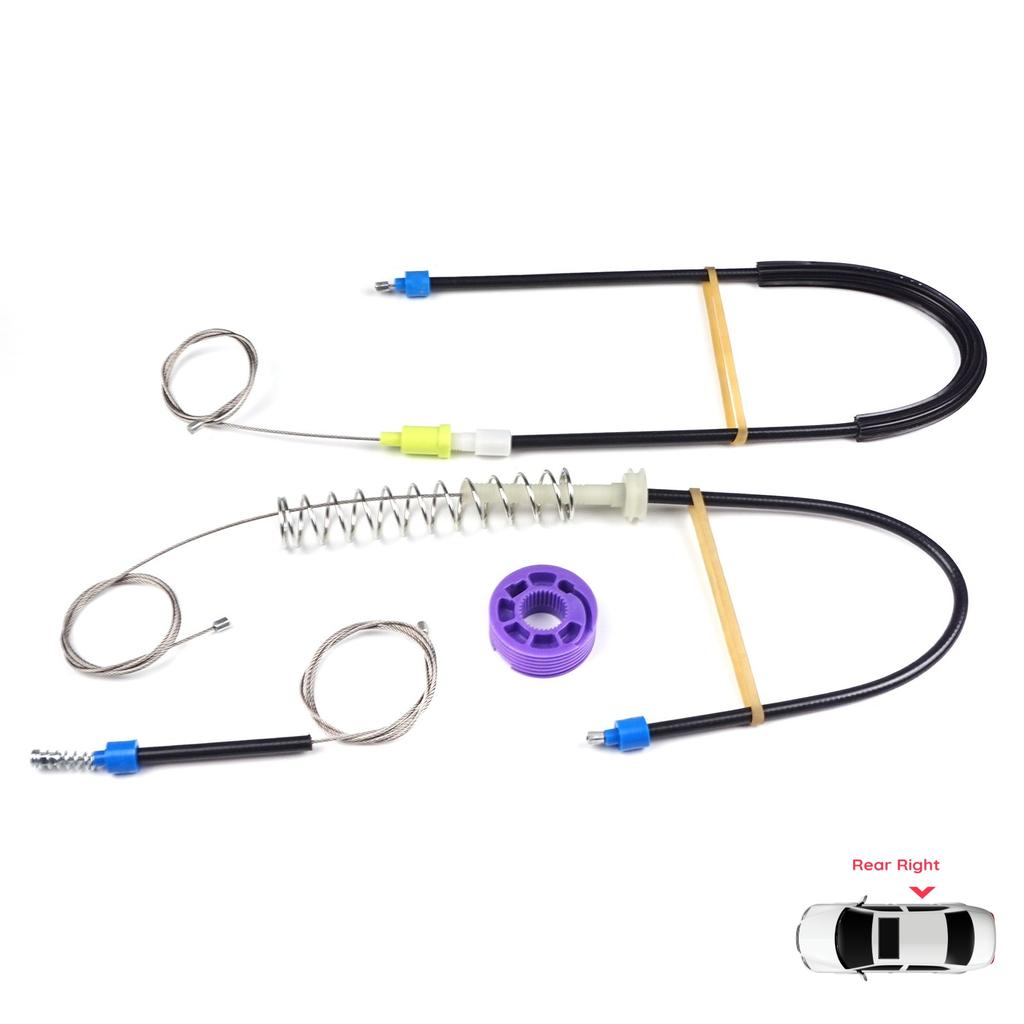 BWR1033 Electric Window Lifter Regulator Repair Kit Rear Right Door for VW Phaeton 3D MK1 2002-2016 LWB Long Wheelbase 3D7839462