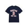 New MLB Set-in Sleeve T-Shirt Unisex Navy Blue 3ATSV0233-43NYS