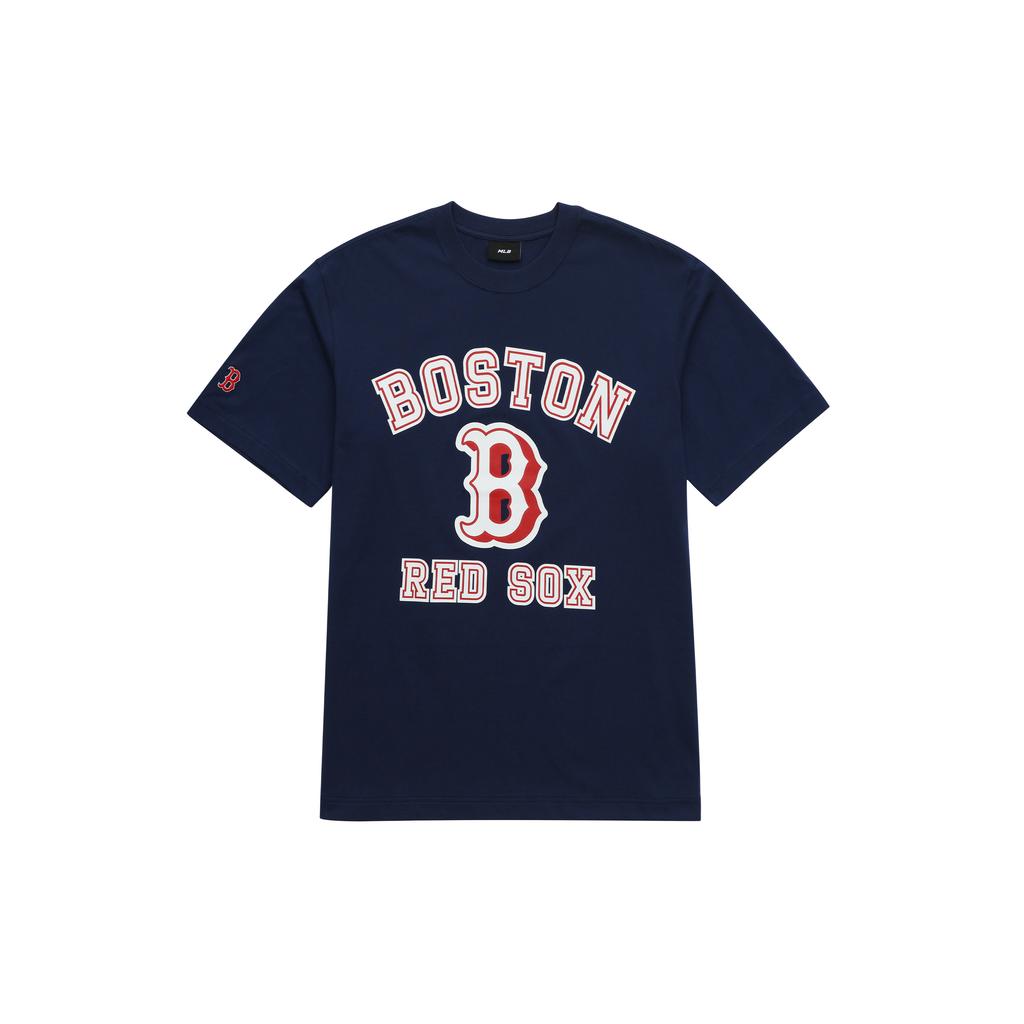 New MLB Set-in Sleeve T-Shirt Unisex Navy Blue 3ATSV0233-43NYS