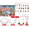 Christmas Jewelry Advent 24 Days Jewelry Making Set DIY Bracelet Countdown Calendar For Girls Adults Collectors Craft Lovers